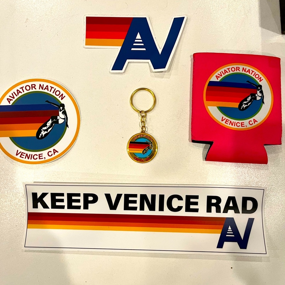 NEW and Rare Aviator Nation Key Chain and Swag